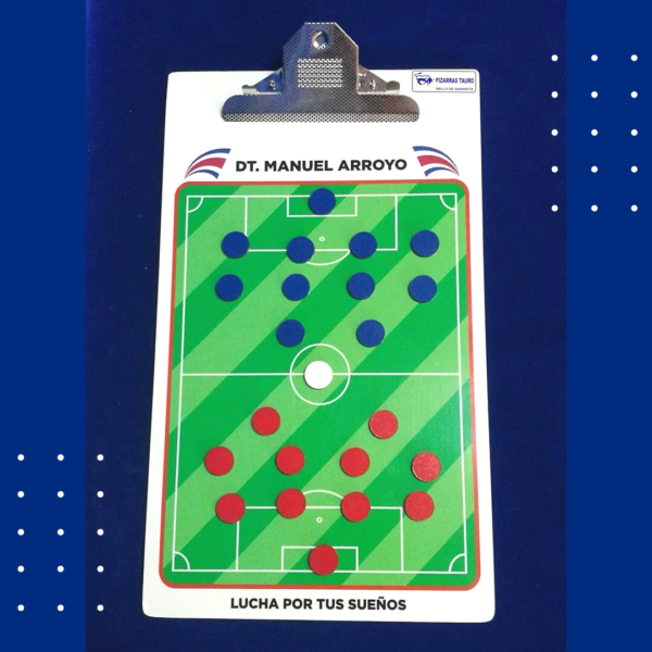 Tabla Táctica Fútbol Oficio, diseño personalizado – Pizarras Tauro